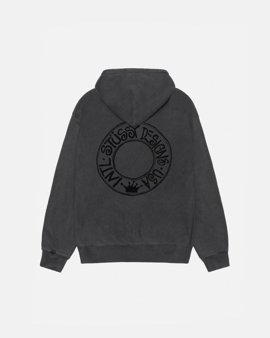 BUANA ZIP HOODIE PIGMENT DYED