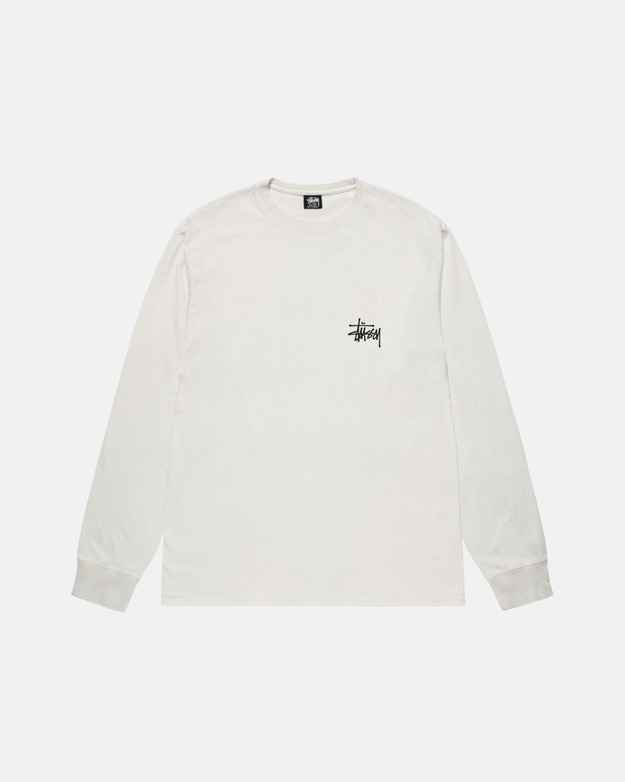 BASIC STÜSSY LS TEE PIGMENT DYED